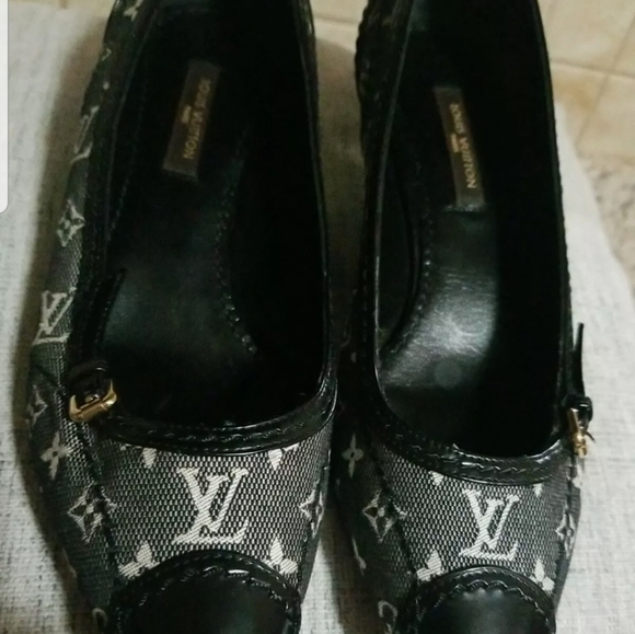 LOUIS VUITTON Shoes Pumps Logo Monogram Size 34 /4 - Picture 5 of 12